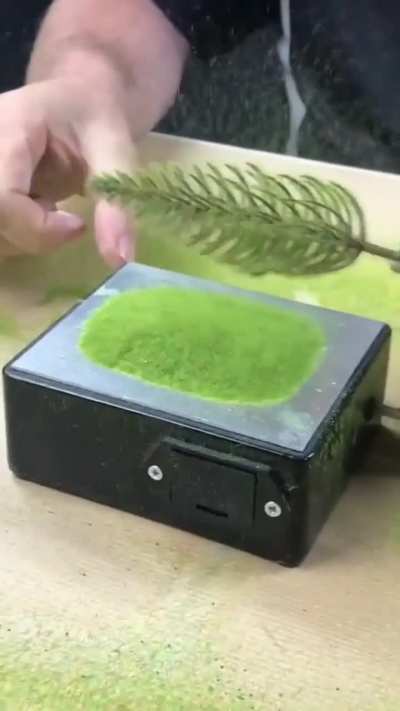 Electrostatic flocking