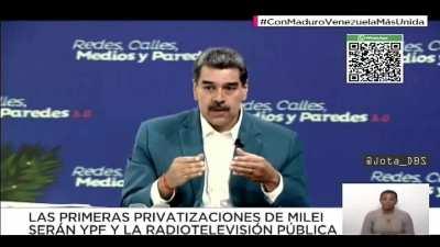 Primeras declaraciones del payaso que gobierna en Venezuela.
