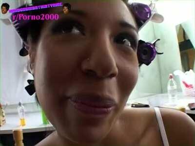 Jasmine shows off her pussy and has a chat with the director while getting her makeup done for her big gangbang 😍👑🙌