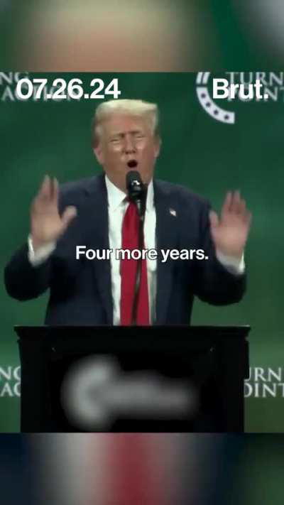 Trump panders to evangelical Christians promising a christofascist state while admitting that he's not Christian