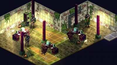 I'm working on an isometric strategy game with my twin. Here is a very early look! I'm brand new to pixel art, would love some feedback on the direction we're going!