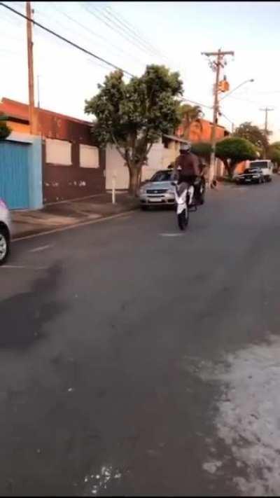 WCGW doing a stoppie