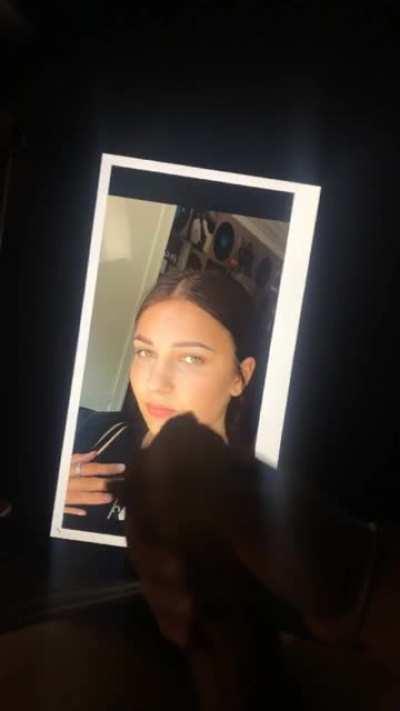 Cumming on 18 insta girl