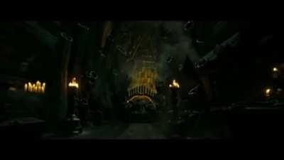 Davy Jones captaining his ship to a battle of memes