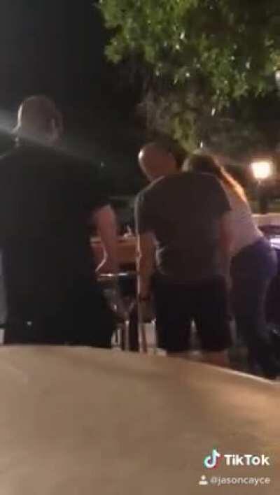 Karen at my work meets the manager. She was refusing to wear a mask and impersonating a Federal Officer.