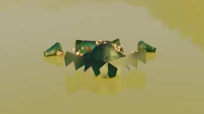 Shigechi Falls to the floor