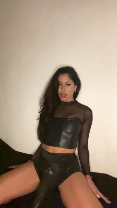 Touch and feel how hard it is! Every inch inside you