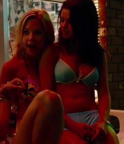 Chilling in her bikini