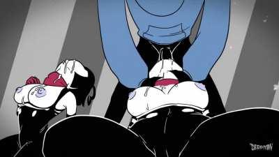 Mime and Dash by Derpixon