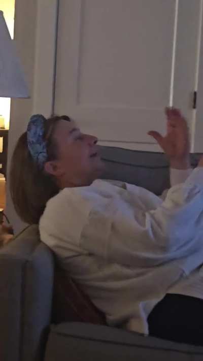 my aunt watching the substance