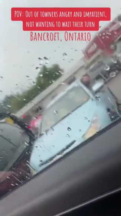 Karen was upset! She was feeling more entitled than everybody else and felt she didn’t need to wait to leave the parking lot, she just had the right to go against the flow of traffic in the lot and cut people off, until she got out and begun our conversat