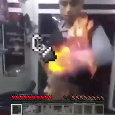 Minecraft haircut (gone wrong)