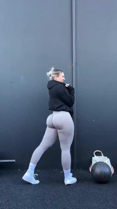 Whole identity is glute.