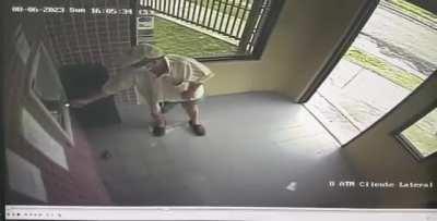 It must've ate his card or something