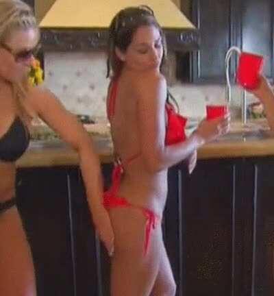 Nikki Bella getting her butt slapped