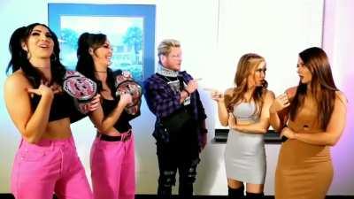 Poor Kaleb, caught in the middle!