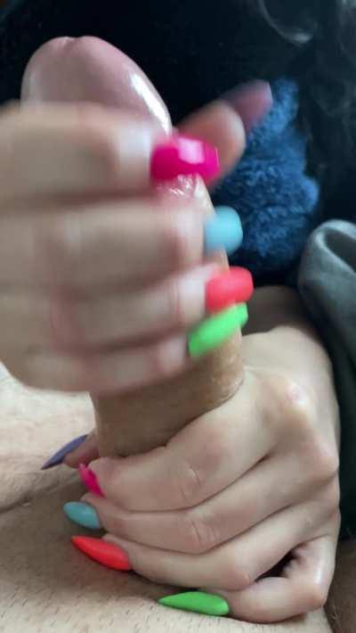 The only reason I pay for her nail appointments 