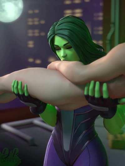 She-Hulk - Sexercise (DrDabblur) [Marvel]