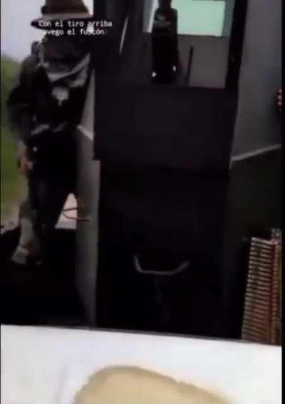 Sinaloa Cartel patrullando in Chiapas