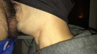 Boy quenching his thirst from the fountain of eternal youth