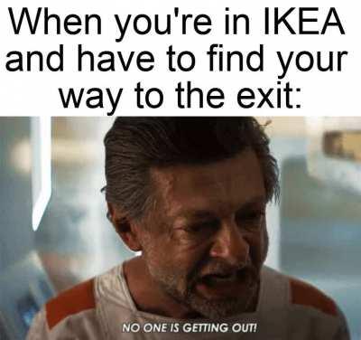 How many guards on each floor of IKEA?