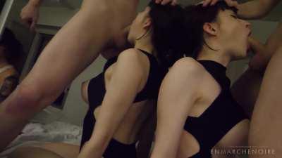 Nice view while using her face