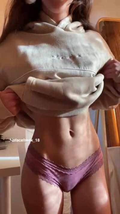 Would you expect this body under my hoodie?