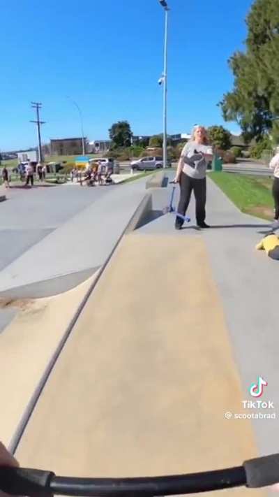 Mothers get defensive after rider politely asks them to move their toddlers out of skatepark, tries to call cops on him