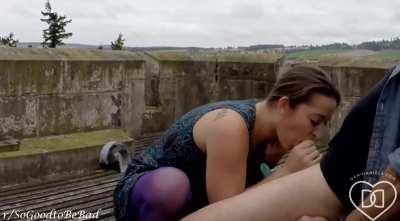 cumshot at the castle