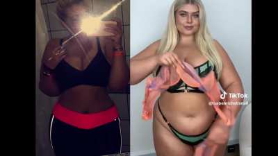 that lower belly jiggle... Izzy Nichols 2018 vs Today