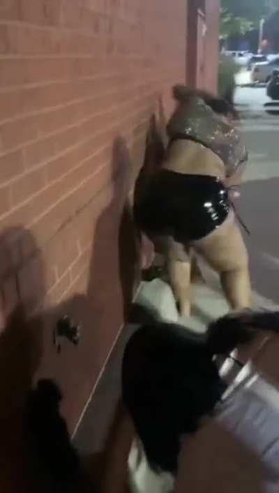 big chicks outside the club