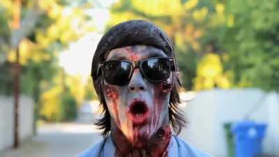 Taking down a single zombie in zombies be like.