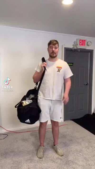 Elevator meme but with MrBeast instead.