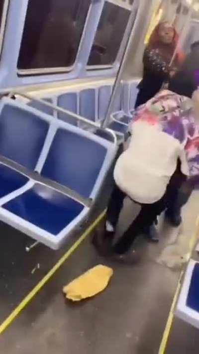 Dude gets left leaking after getting robbed by Subway Crooks