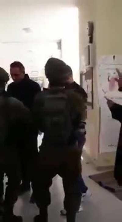 Israeli Soldiers Arresting a 7 years Old Palestinian Child from His School