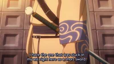 Berserk reference during a ridiculous Gintama arc