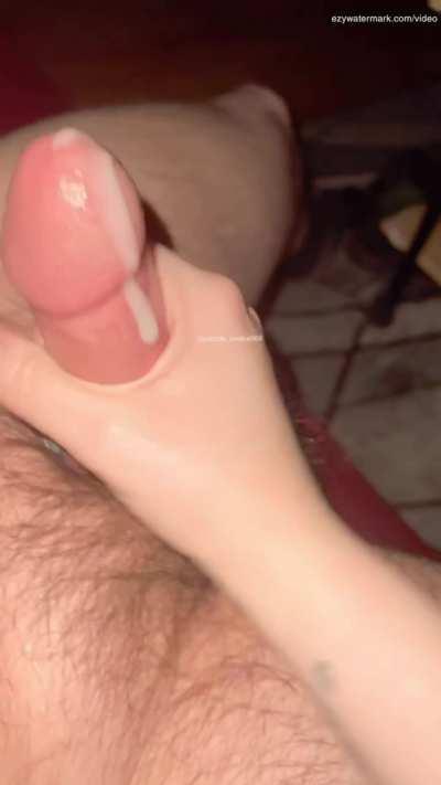 Making sure I get EVERY last drop from him