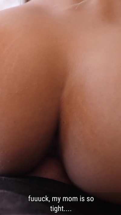 Mom big ass in dress