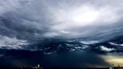 The Latest Recognized Cloud Formation by the World Meteorological Organization | Asperitas Cloud: an extremely rare, dramatic, wave-like cloud formation.