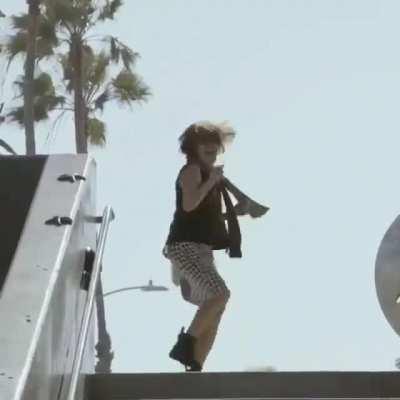 Carol vs skateboarder