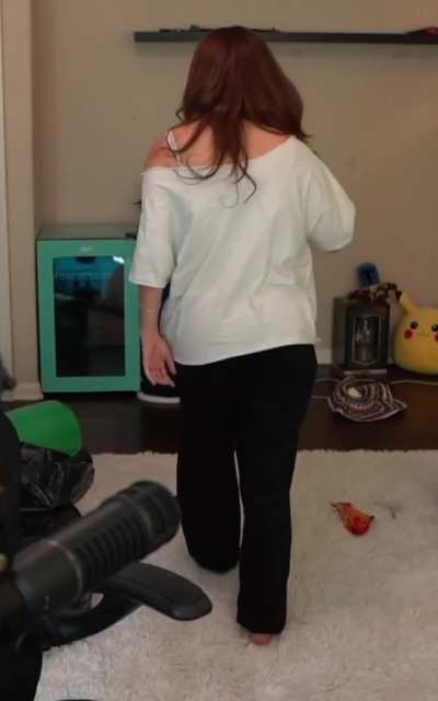 Cinna leaving her room - April 2025