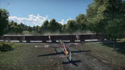 Hans knows to stop at the railroad crossing