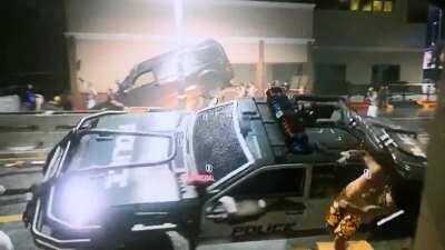 ...when you drive into crowd of X-Men...