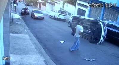 WCGW parking in a narrow street