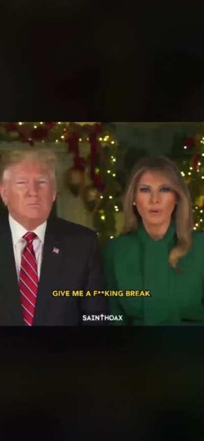 An Early Christmas greeting from the first family