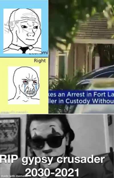 Noooo gypsy crusader 😔😔