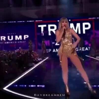 We don't talk about Taylor's shift to politics during the Lover era enough