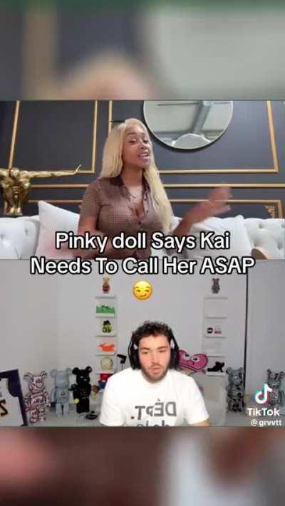 PINKY DOLL WANTS TO COLLAB WITH KAI👀