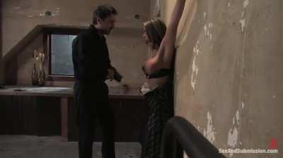 Steve Holmes roughs up a busty whore #1