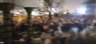 Massive protests break out in Zhengzhou, China, as protesters use barricades and guardrails to attack police who come to crack down on them